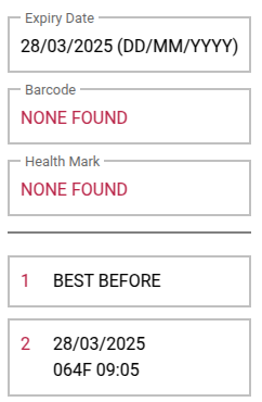 Date Verification Result
